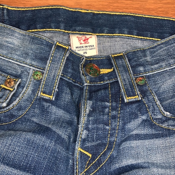 True Religion Denim - Original True Religion Rare Bottlecap Billy Straight Leg Jeans
